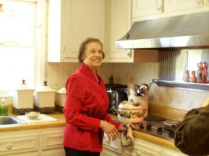 grandma in kitchen
